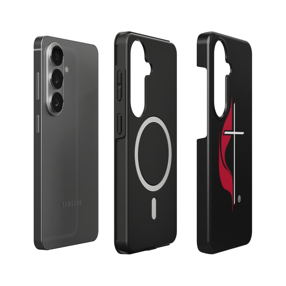 Funda de teléfono resistente magnética