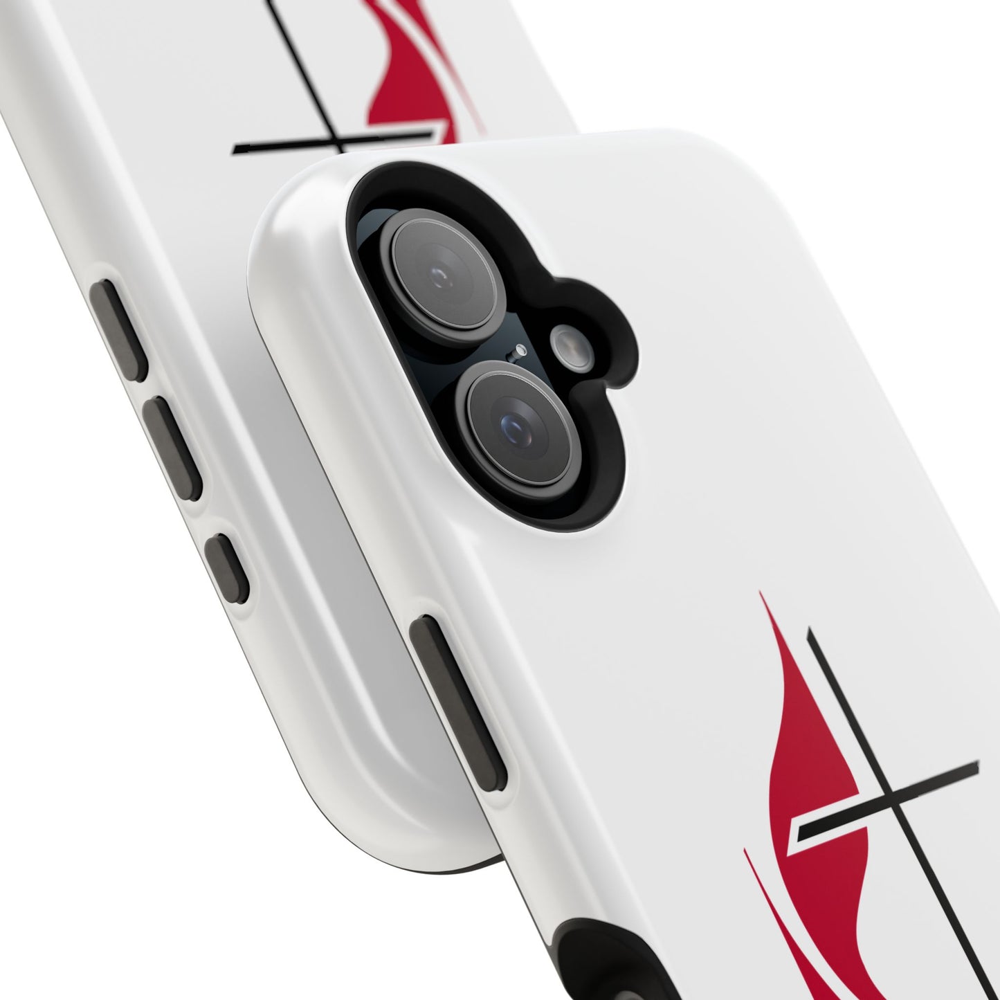 UMC Magnetic Tough iPhone Case (White)