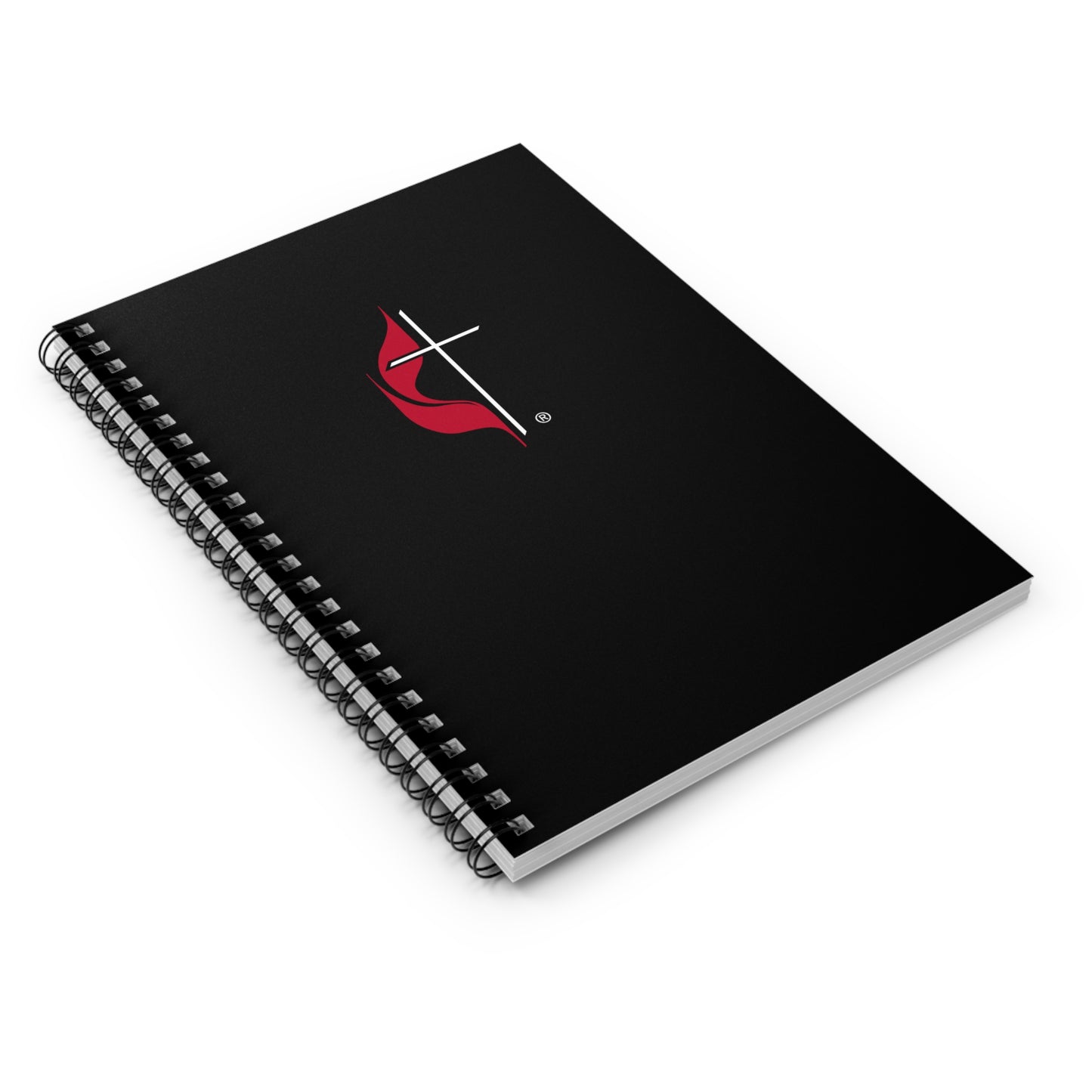 UMC Cross/ Flame Spiral Notebook