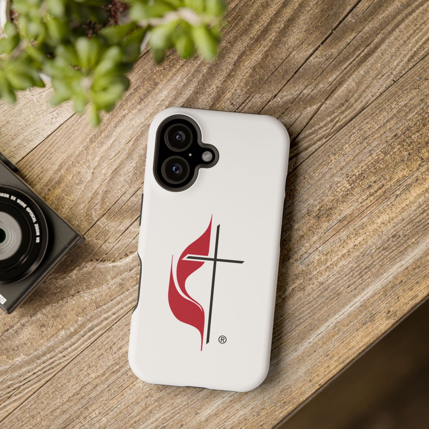 UMC Magnetic Tough iPhone Case (White)