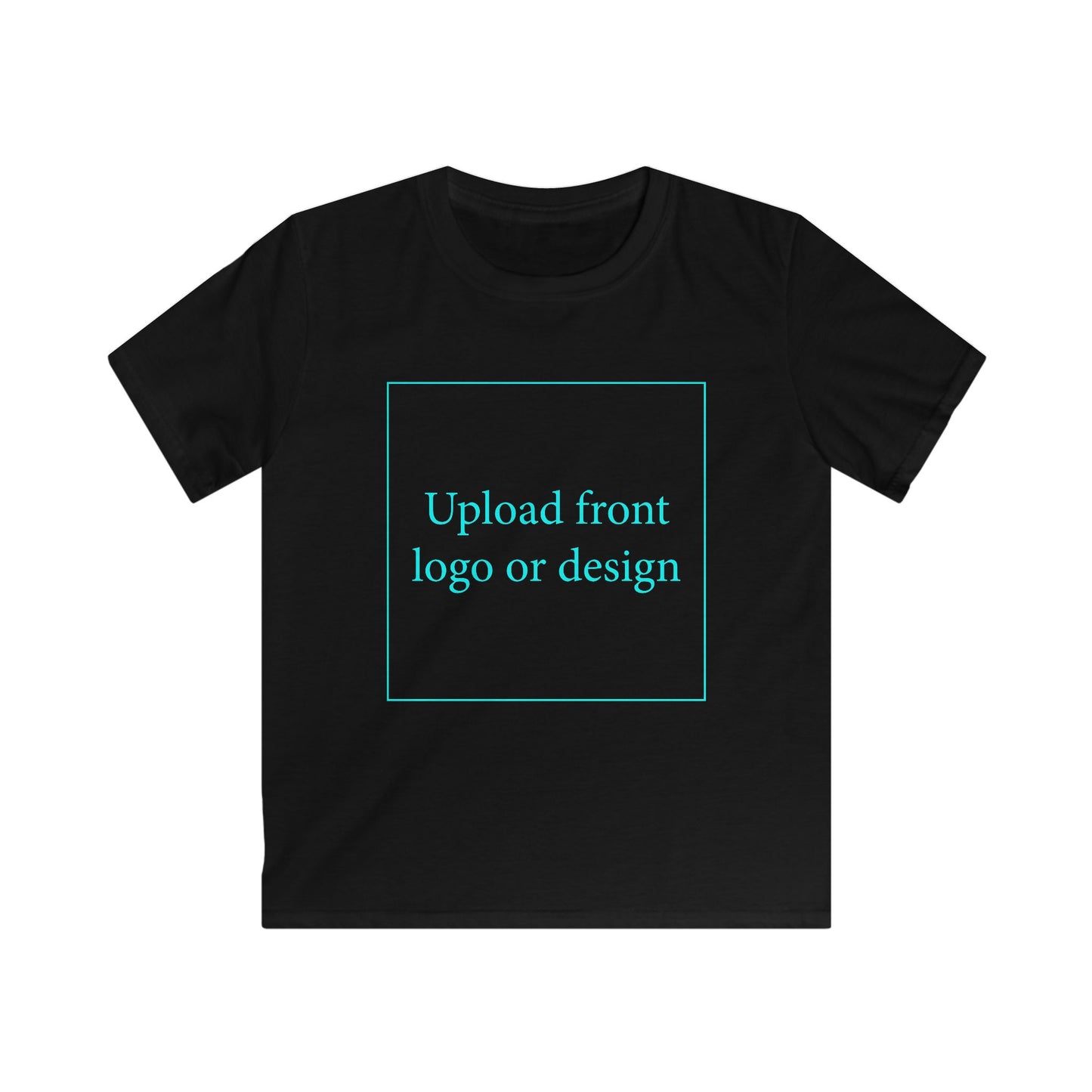 Custom Upload Logo Kids T‑Shirt (Front Print)
