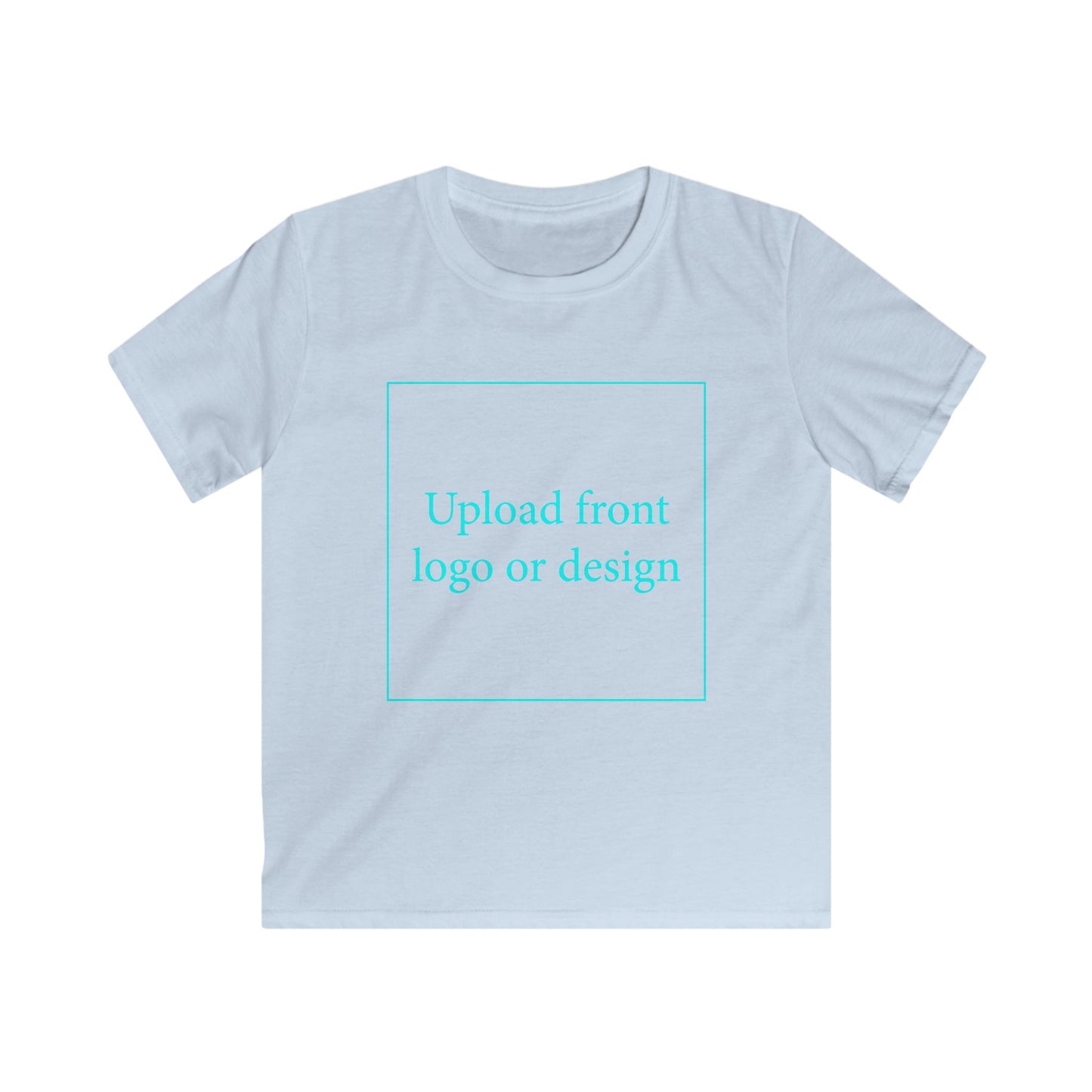 Custom Upload Logo Kids T‑Shirt (Front Print)