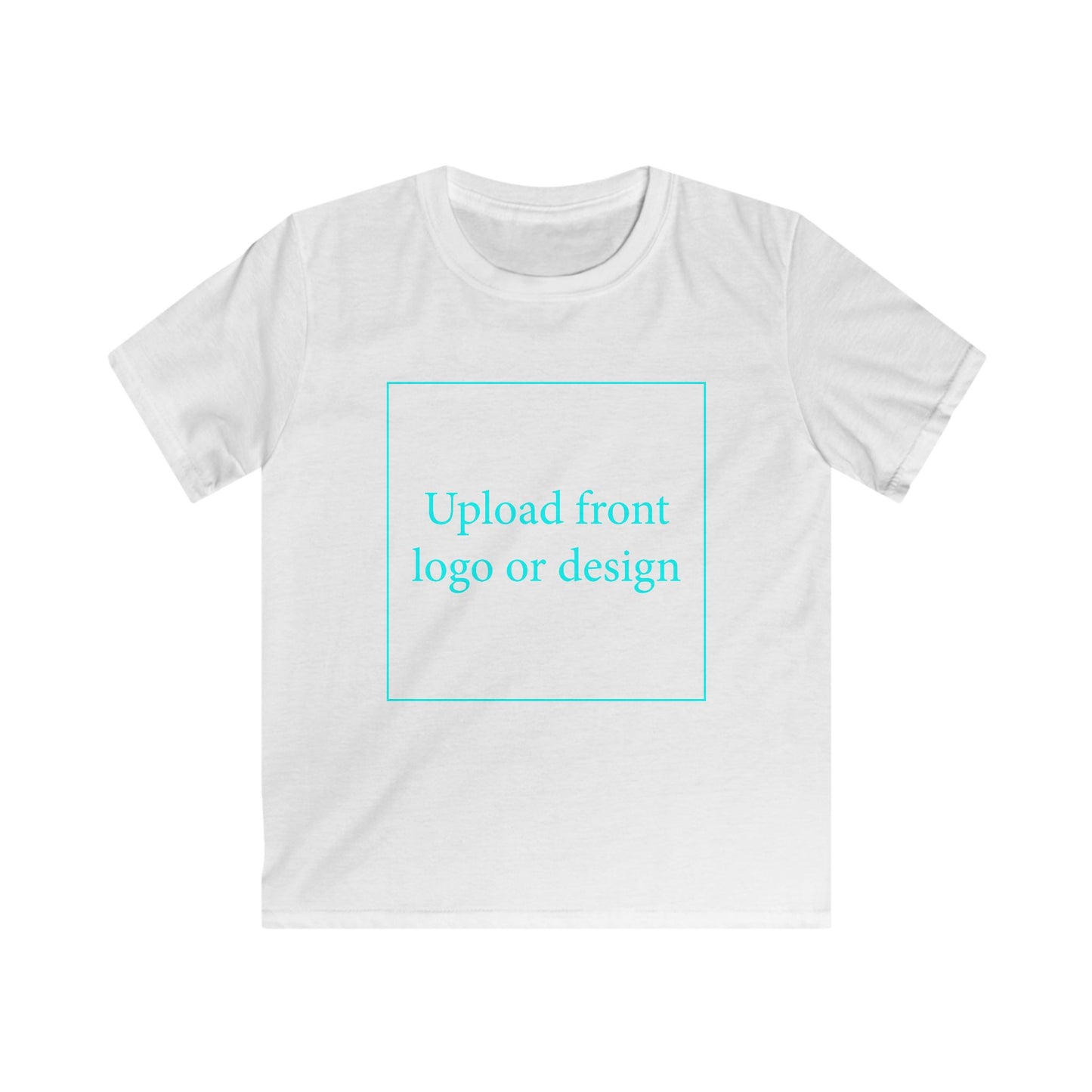 Custom Upload Logo Kids T‑Shirt (Front Print)