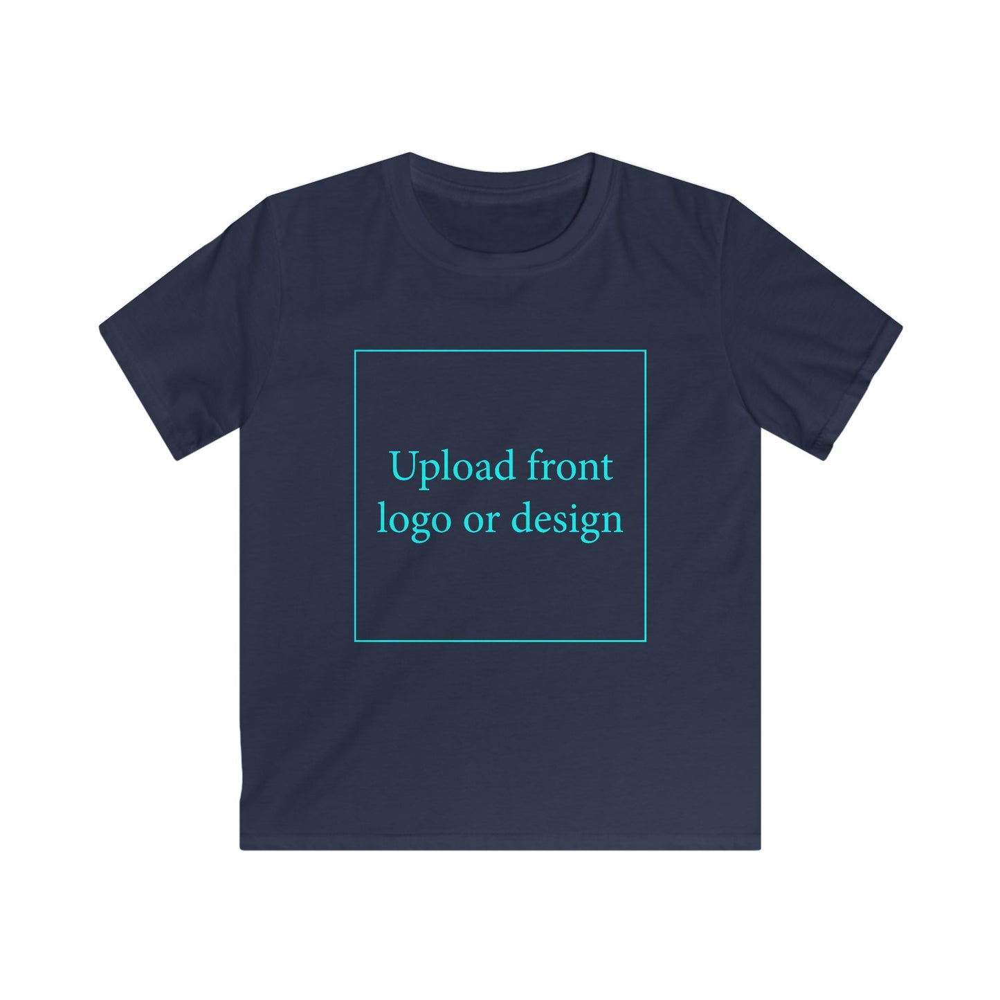 Custom Upload Logo Kids T‑Shirt (Front Print)