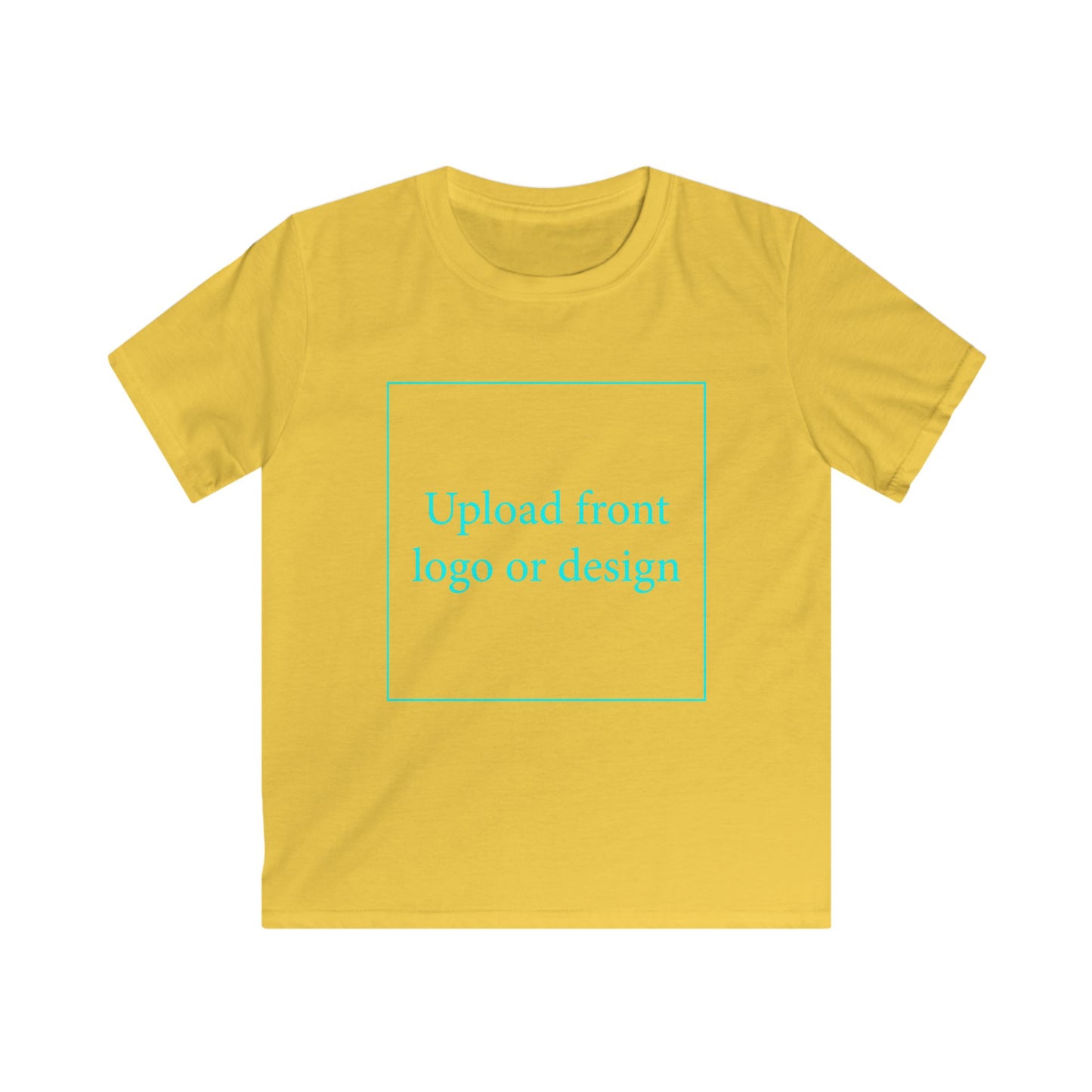 Custom Upload Logo Kids T‑Shirt (Front Print)
