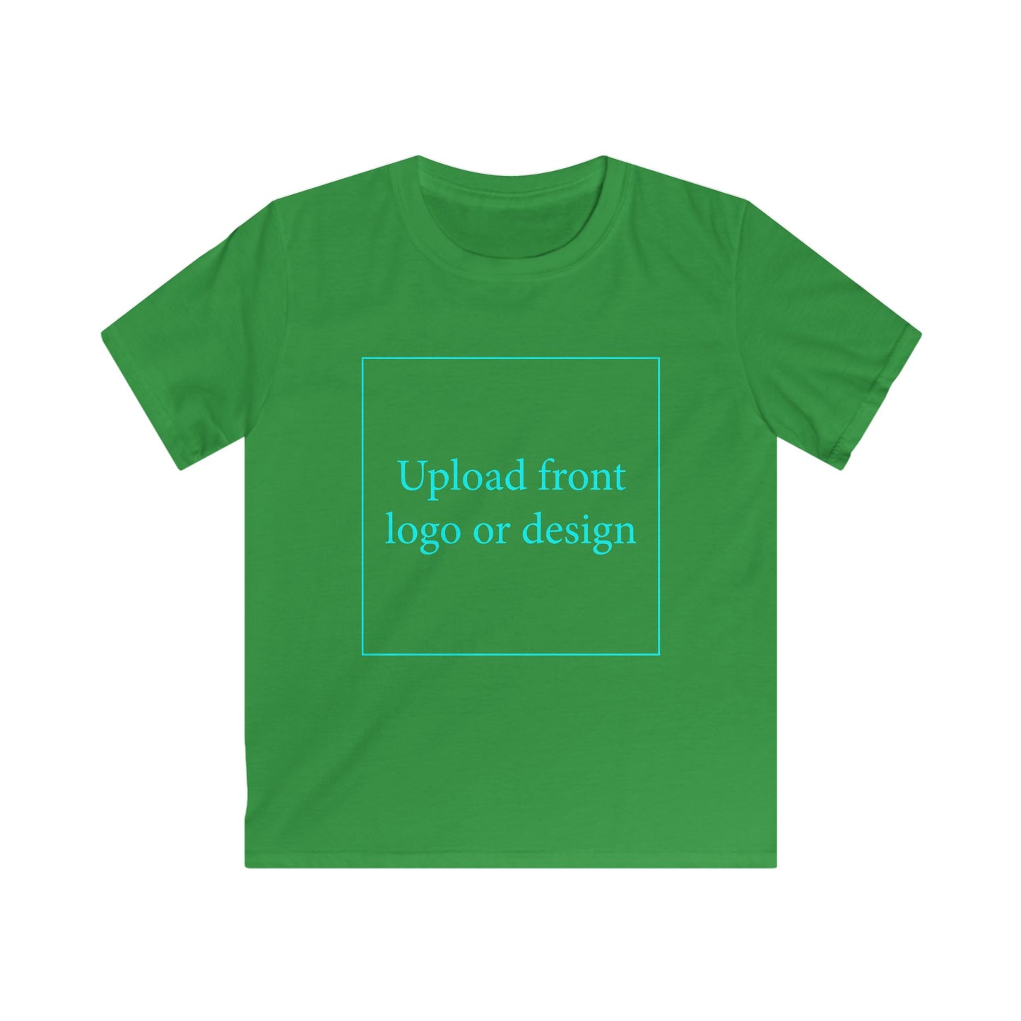 Custom Upload Logo Kids T‑Shirt (Front Print)