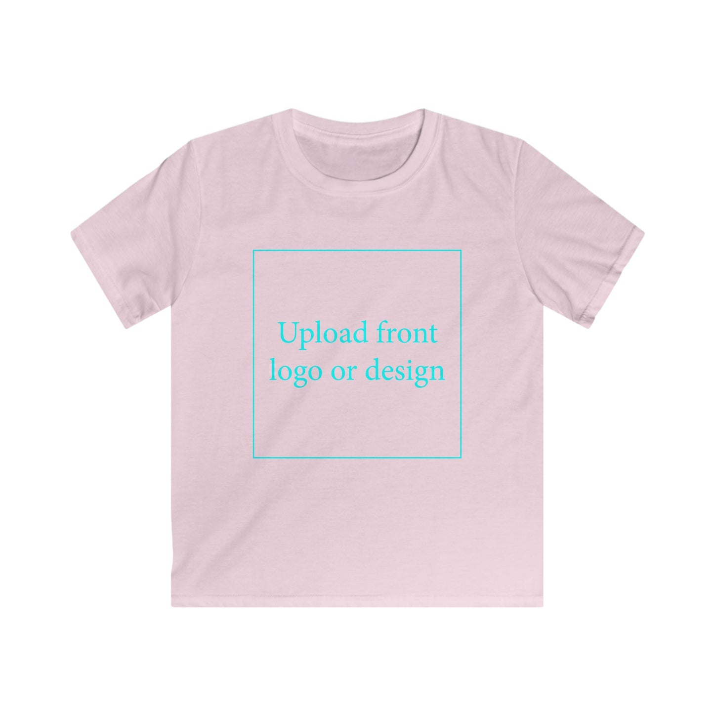 Custom Upload Logo Kids T‑Shirt (Front Print)