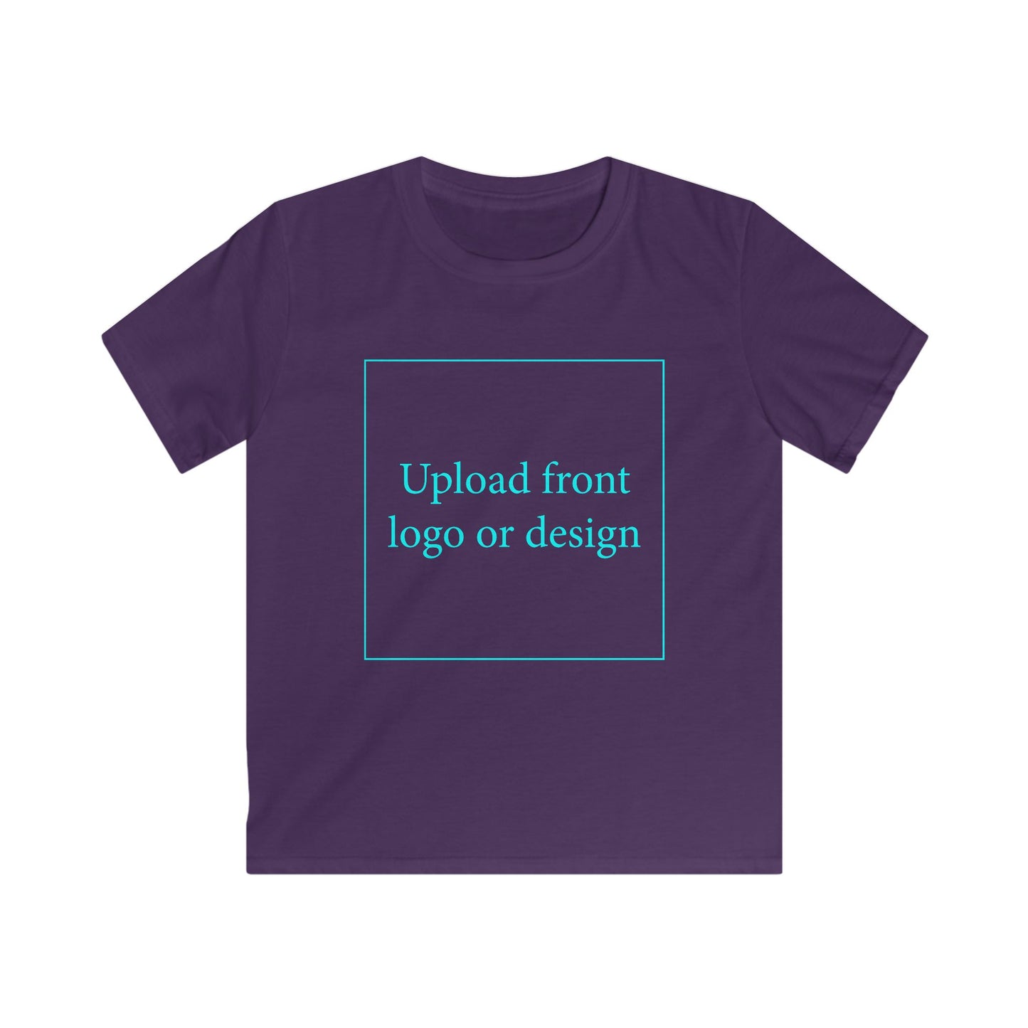 Custom Upload Logo Kids T‑Shirt (Front Print)