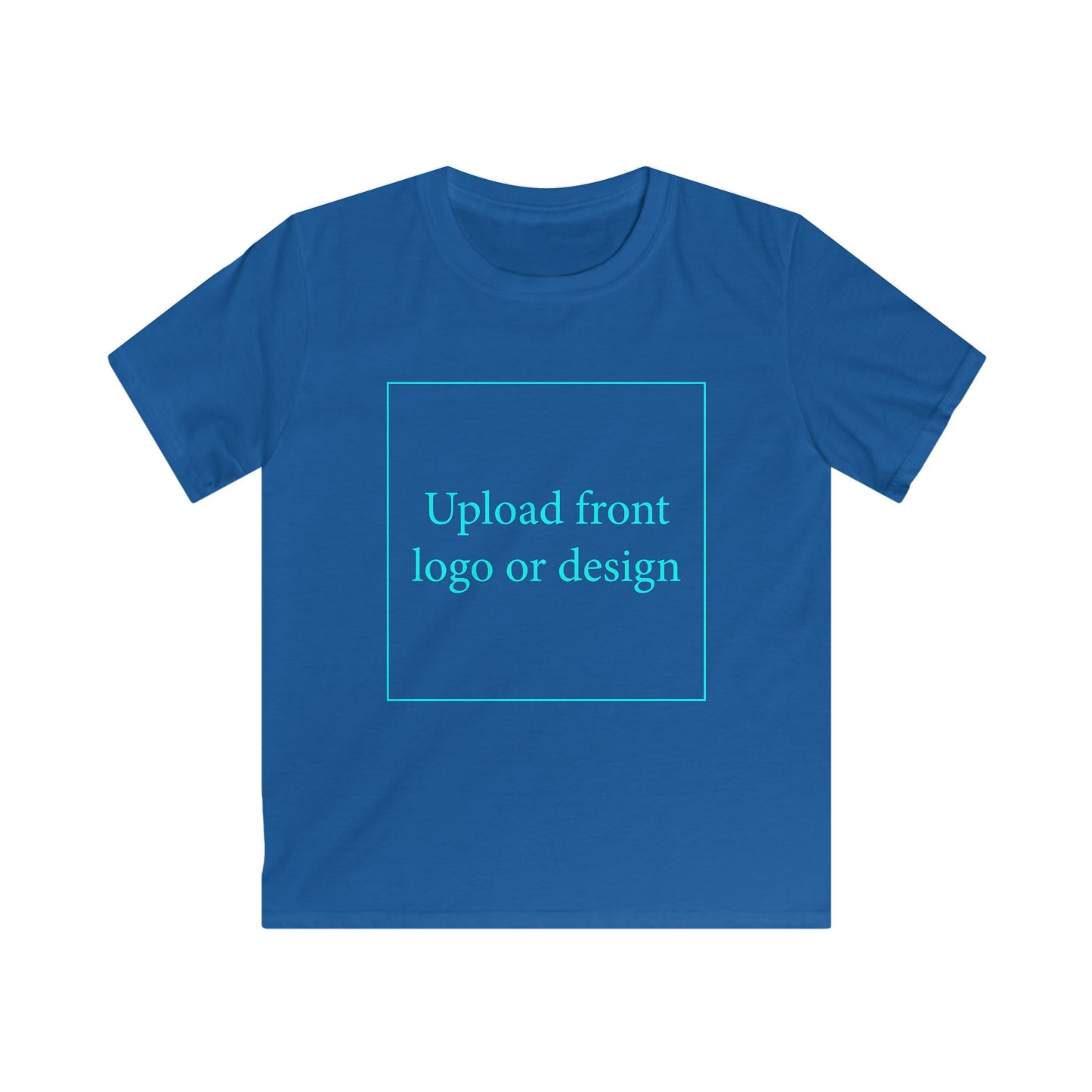 Custom Upload Logo Kids T‑Shirt (Front Print)