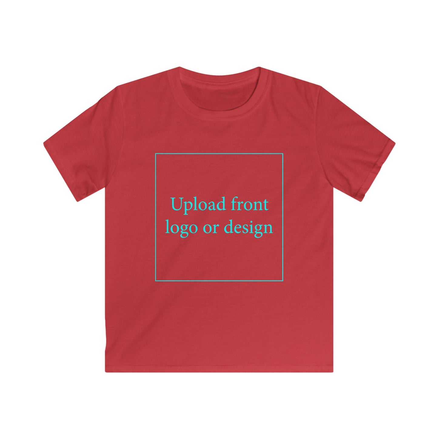 Custom Upload Logo Kids T‑Shirt (Front Print)