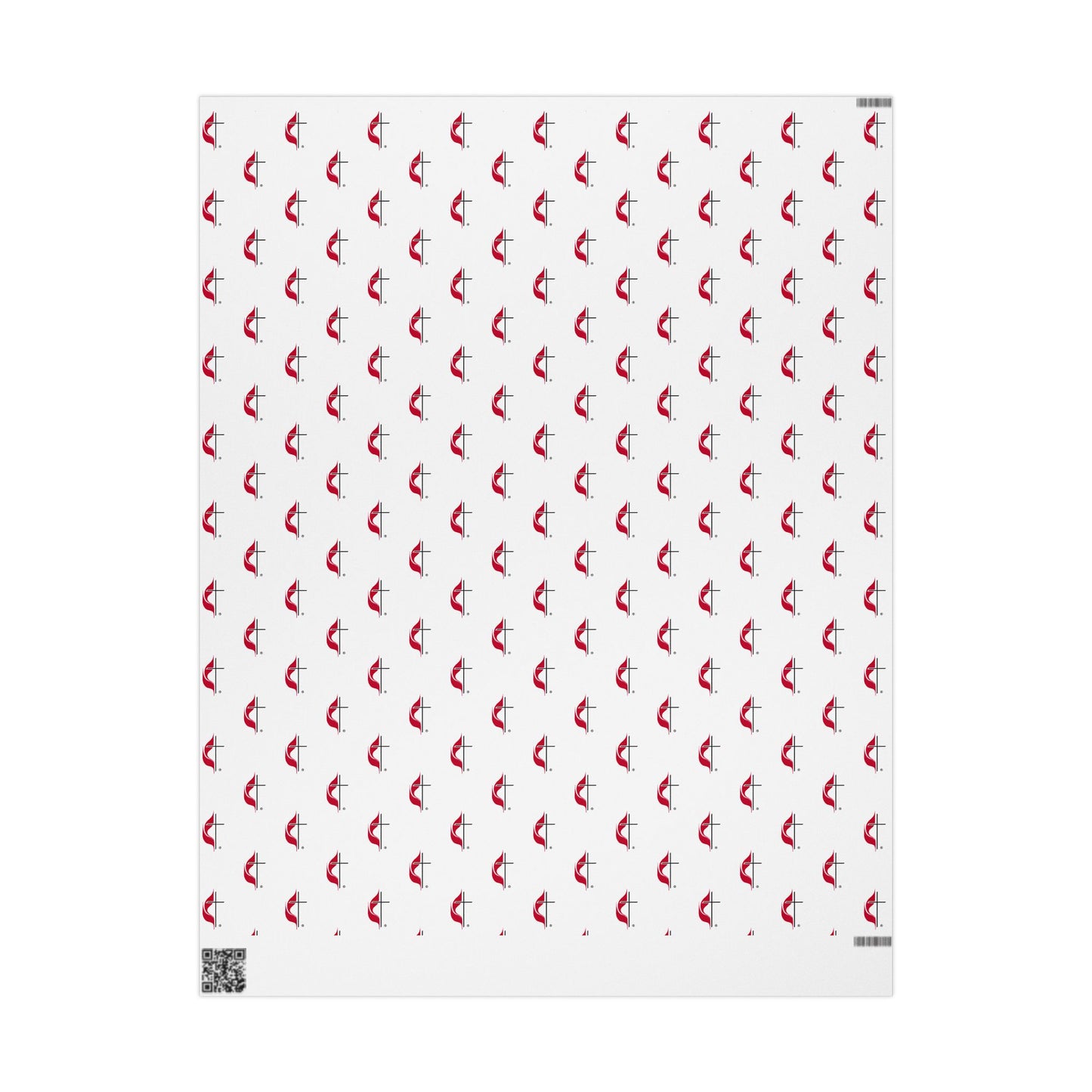 UMC Cross & Flame Wrapping Paper