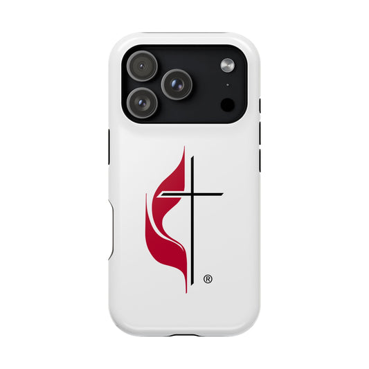 UMC Magnetic Tough iPhone Case (White)