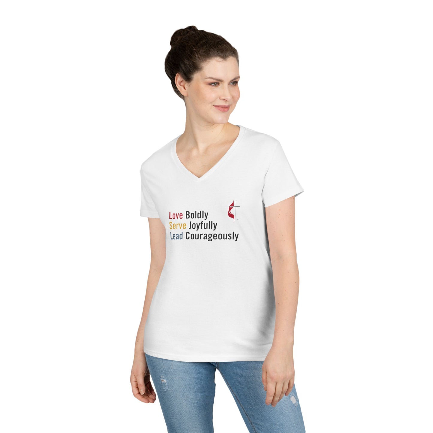 UMC Vision Womens Premium V-Neck T-shirt