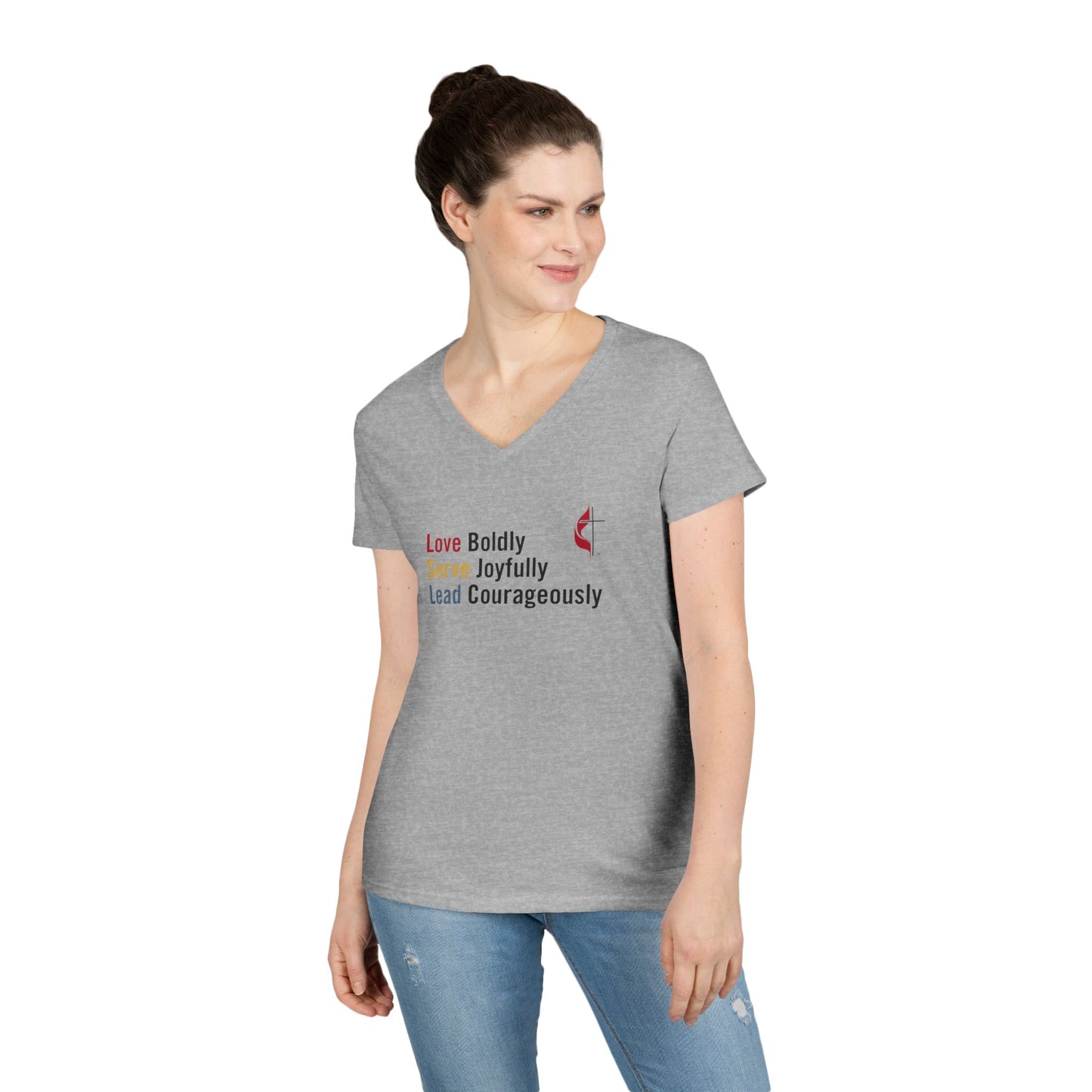 UMC Vision Womens Premium V-Neck T-shirt