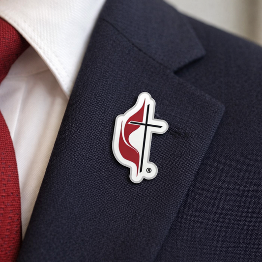 Pin de solapa Cruz y Llama de la IUM