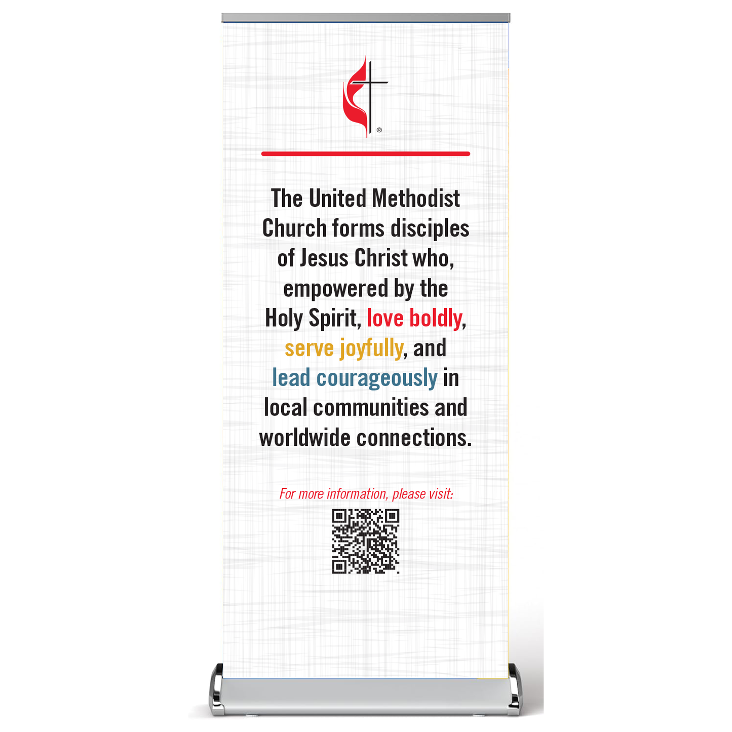 UMC Vision Retractable Banner Stand (English)