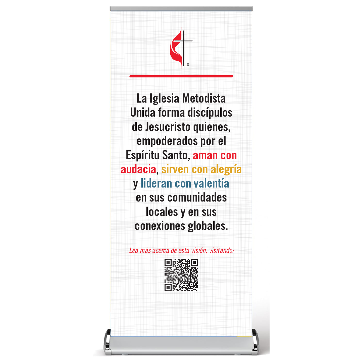 Soporte Retráctil para Banner UMC Vision (Español)