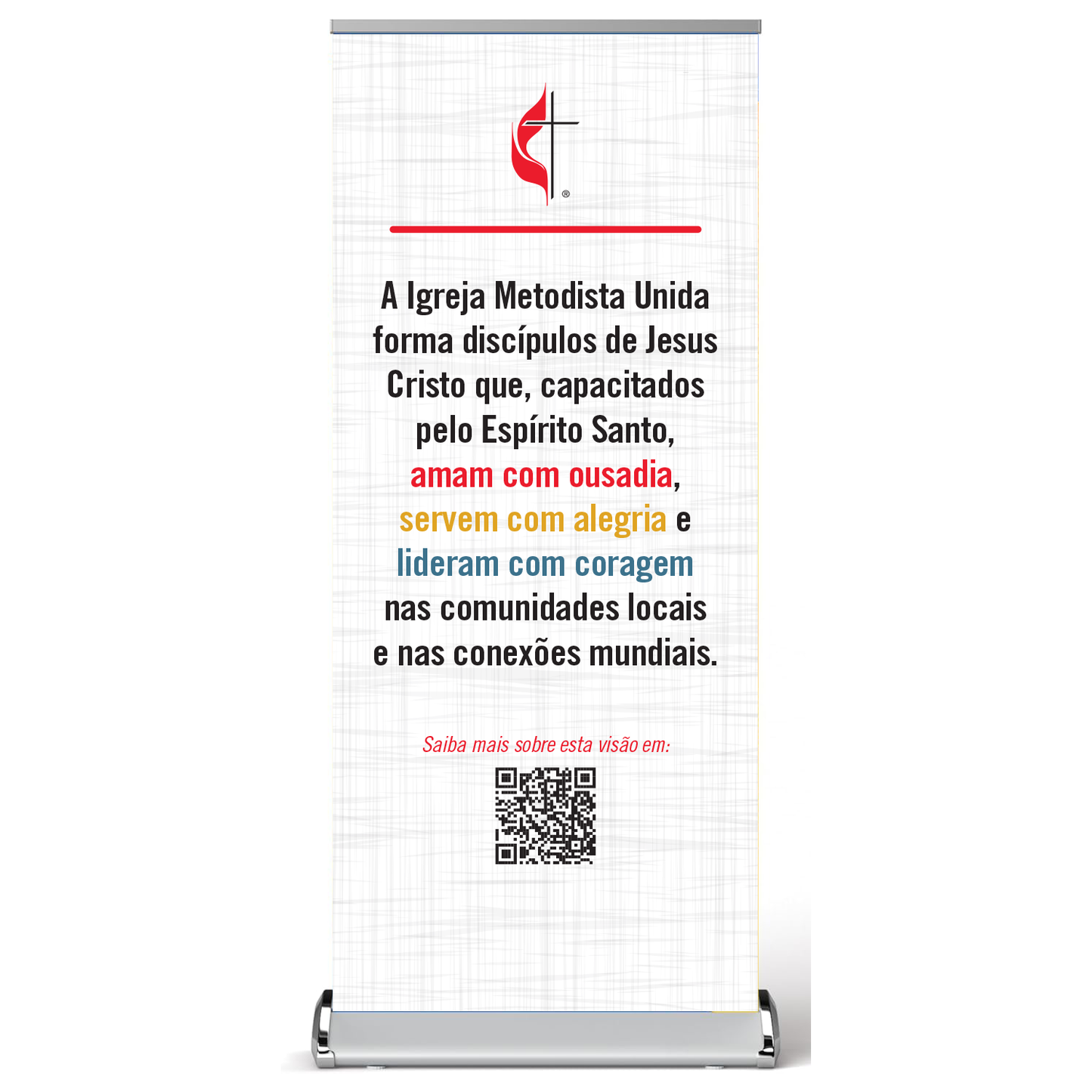 Suporte para Banner Retrátil UMC Vision (Português)