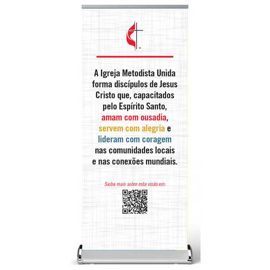 Suporte para Banner Retrátil UMC Vision (Português)