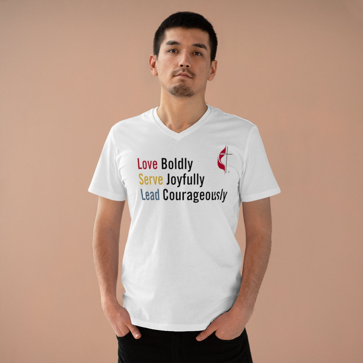UMC Vision Mens Premium V-Neck T-shirt