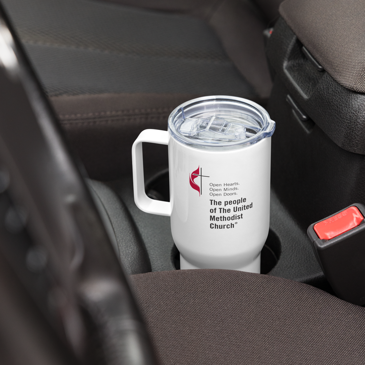 Taza de viaje UMC Brand Promise con asa (25/40 oz)